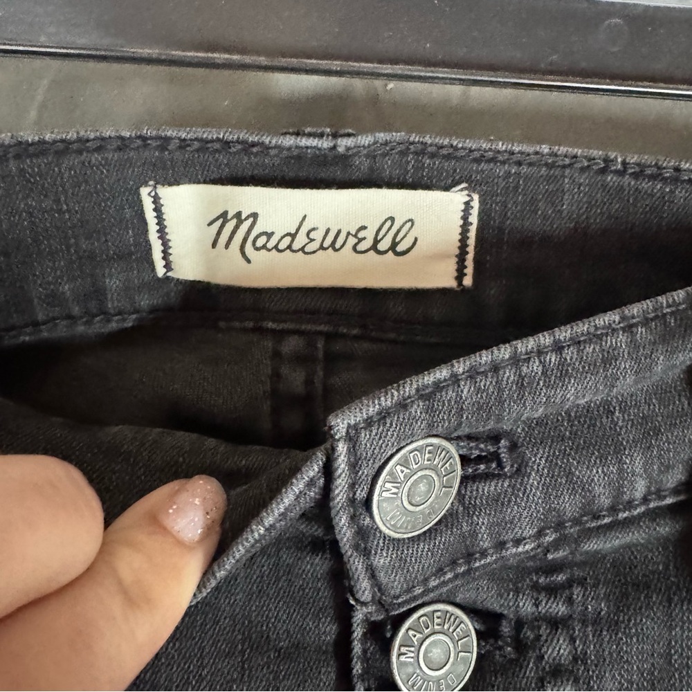 Madewell black Cali Demi-bootcut jeans size 29 in good condition - Picture 5 of 7